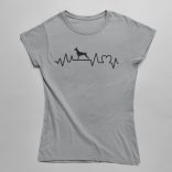 Pinscher heartbeat női póló