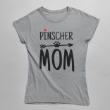 Pinscher mom női póló