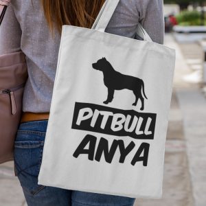 Pitbull anya vászontáska