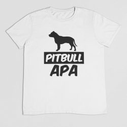 Pitbull apa férfi póló