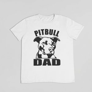 Pitbull dad (v2) férfi póló