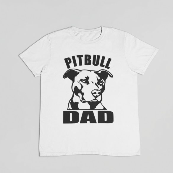 Pitbull dad (v2) férfi póló