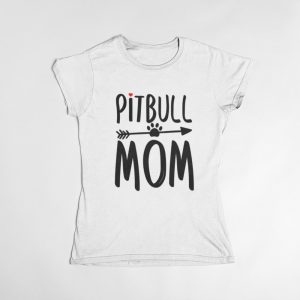 Pitbull mom női póló