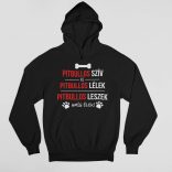 Pitbullos szív és pitbullos lélek női pulóver