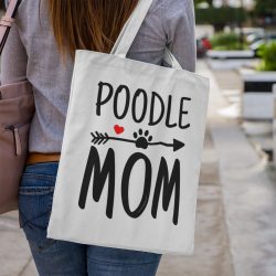 Poodle mom vászontáska