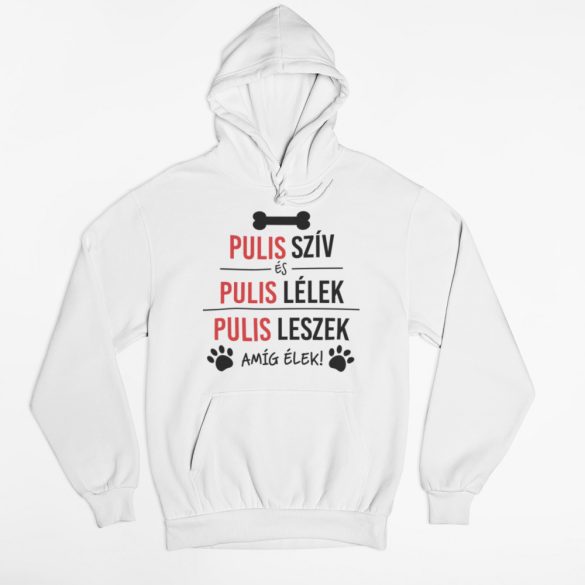 Pulis szív és pulis lélek férfi pulóver