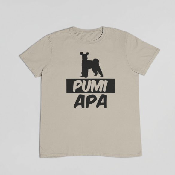 Pumi apa férfi póló