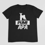Pumi apa férfi póló