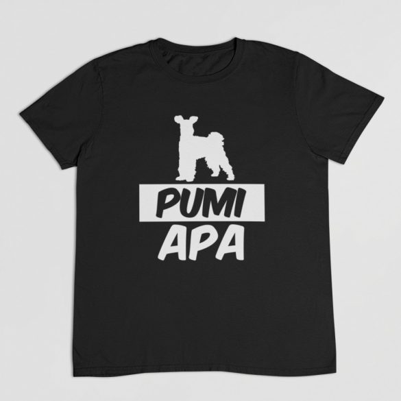 Pumi apa férfi póló