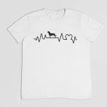 Rottweiler heartbeat férfi póló
