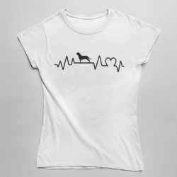 Rottweiler heartbeat női póló