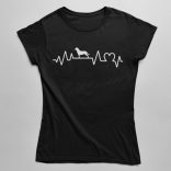 Rottweiler heartbeat női póló
