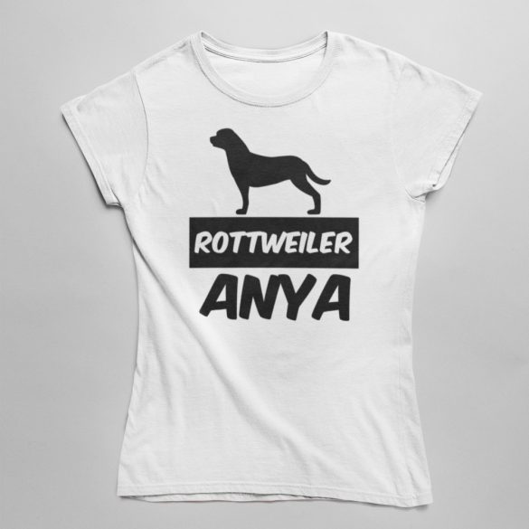 Rottweiler anya női póló