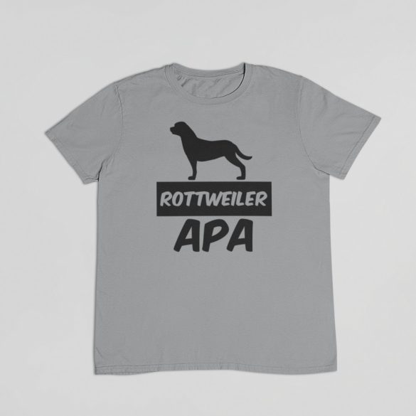 Rottweiler apa férfi póló