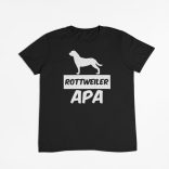 Rottweiler apa férfi póló