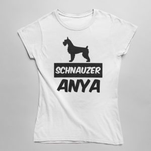 Schnauzer anya női póló