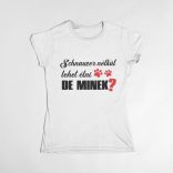 Schnauzer nélkül lehet élni, de minek? női póló