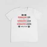 Schnauzeres szív és schnauzeres lélek férfi póló