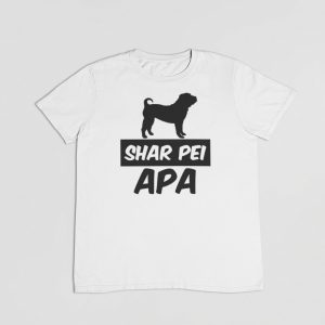 Shar pei apa férfi póló