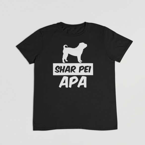 Shar pei apa férfi póló
