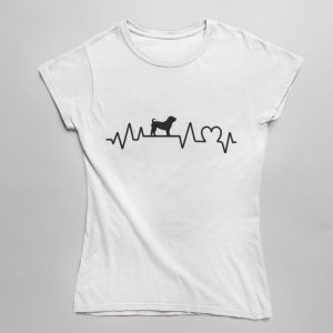 Shar pei heartbeat női póló
