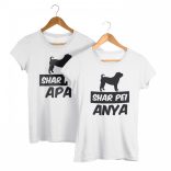 Shar pei páros póló (Shar pei anya & Shar pei apa)