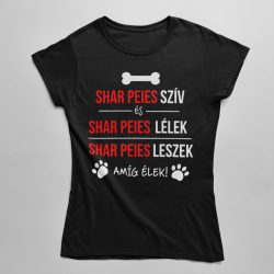 Shar peies szív és shar peies lélek női póló