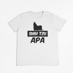 Shih-tzu apa férfi póló