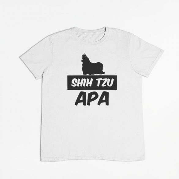 Shih-tzu apa férfi póló