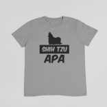 Shih-tzu apa férfi póló