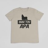Shih-tzu apa férfi póló