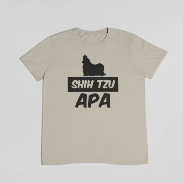 Shih-tzu apa férfi póló