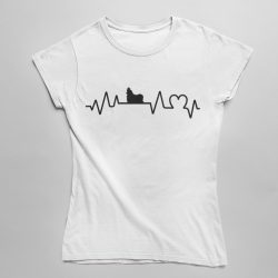 Shih-tzu heartbeat női póló
