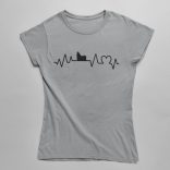 Shih-tzu heartbeat női póló