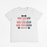 Shih-tzus szív és shih-tzus lélek férfi póló