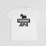 Skót terrier apa férfi póló