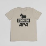 Skót terrier apa férfi póló