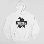 Skót terrier apa férfi pulóver