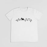 Skót terrier heartbeat férfi póló