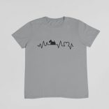 Skót terrier heartbeat férfi póló