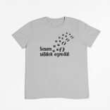 Sosem sétálok egyedül férfi póló