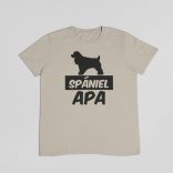 Spániel apa férfi póló