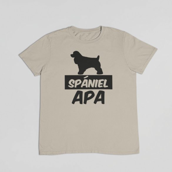 Spániel apa férfi póló