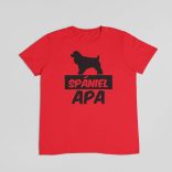 Spániel apa férfi póló
