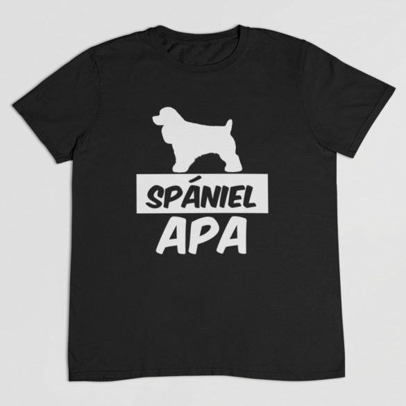 Spániel apa férfi póló