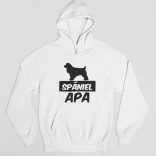 Spániel apa férfi pulóver