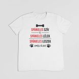 Spánieles szív és spánieles lélek férfi póló