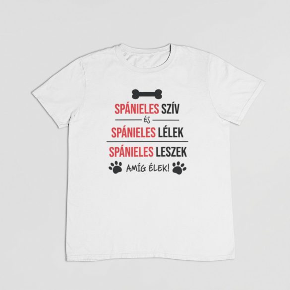 Spánieles szív és spánieles lélek férfi póló