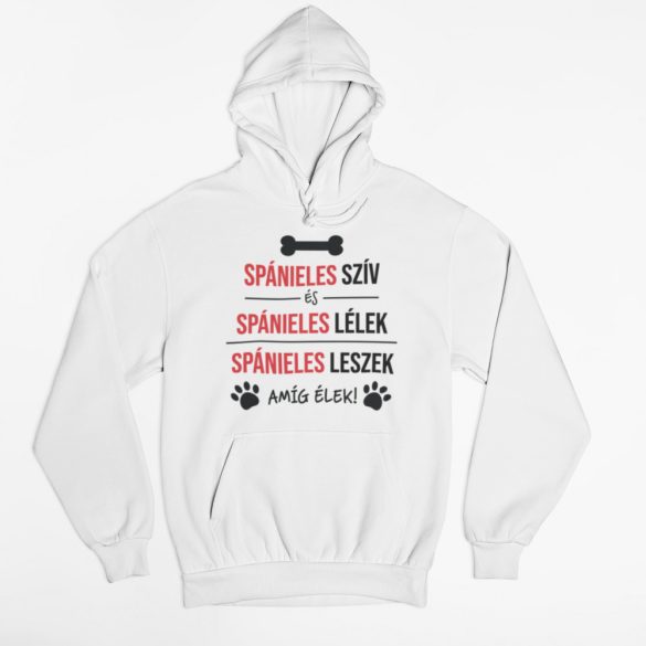 Spánieles szív és spánieles lélek pulóver