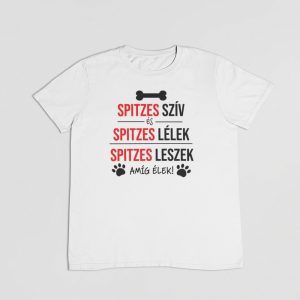 Spitzes szív és spitzes lélek férfi póló